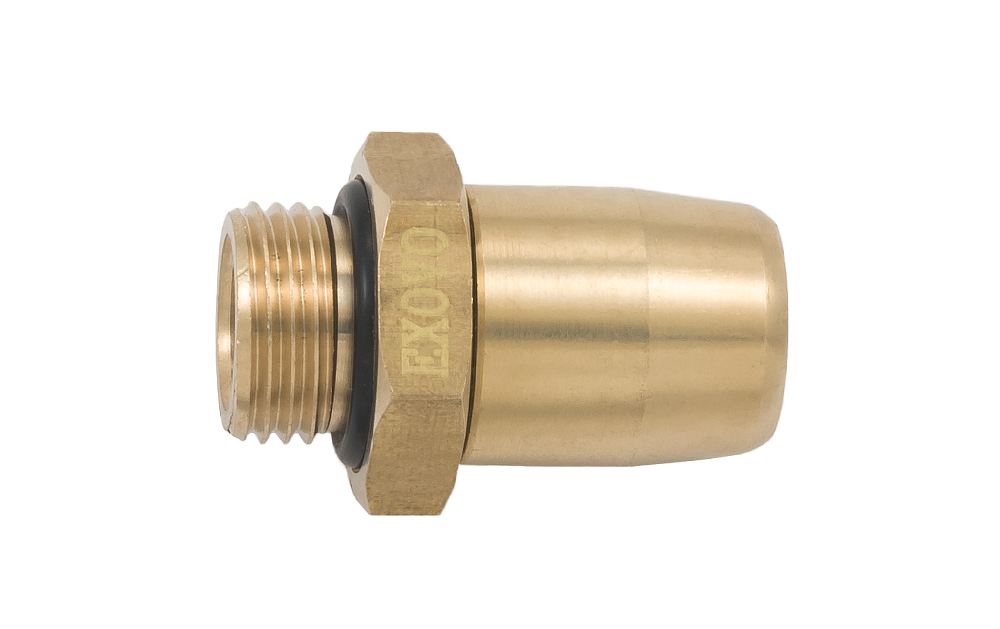 Муфта пневмосистемы прямая 10/М16х1,5 EXOVO 01456E
