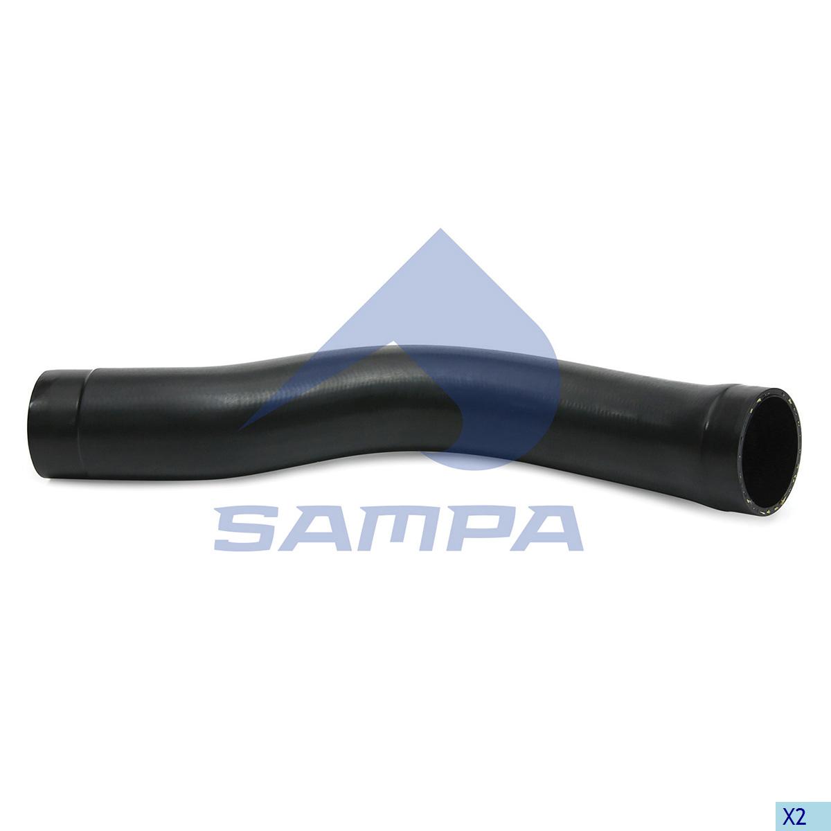 Патрубок (60x70x520) SAMPA 037.074