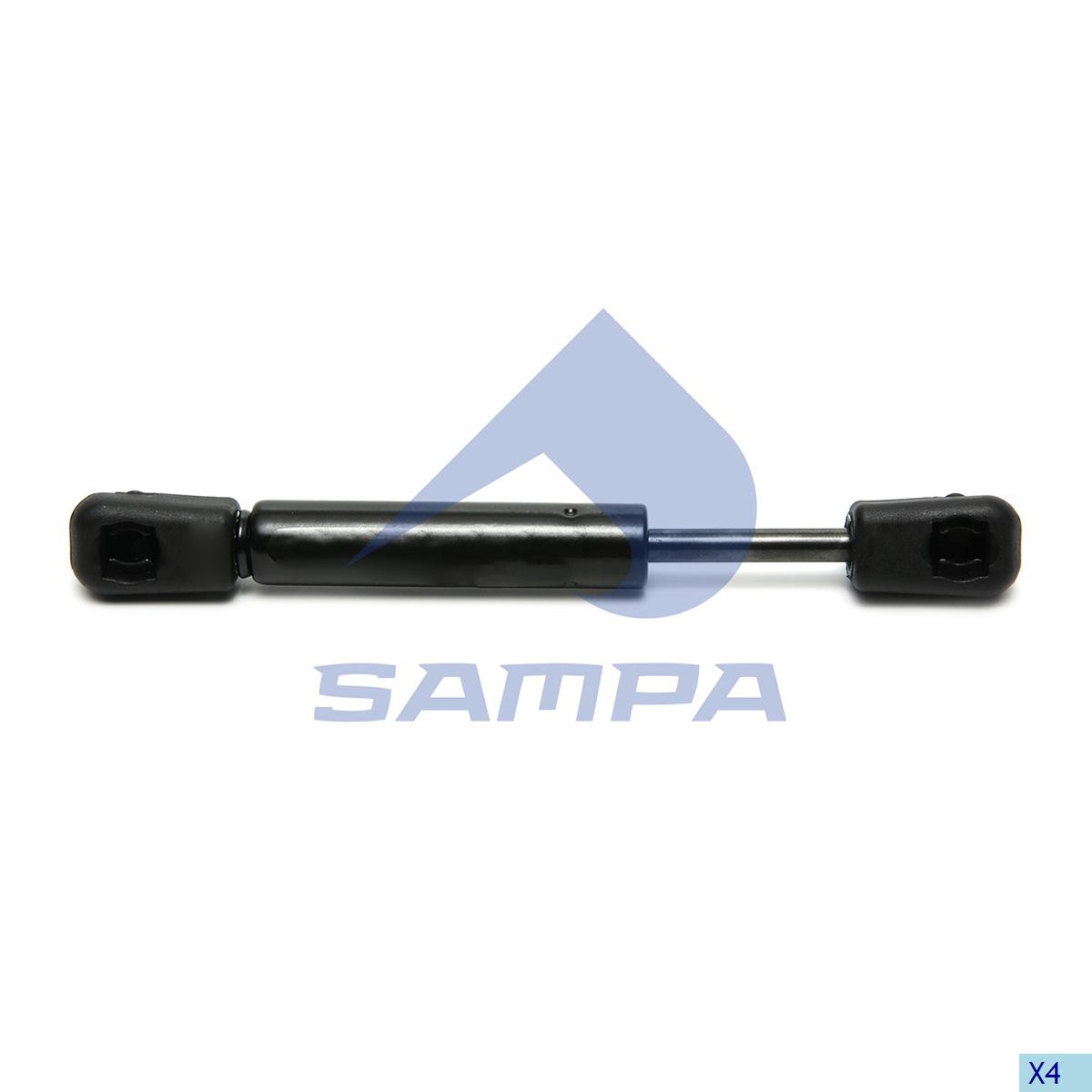 Амортизатор капота газовый ниж.части SC SAMPA 04022801