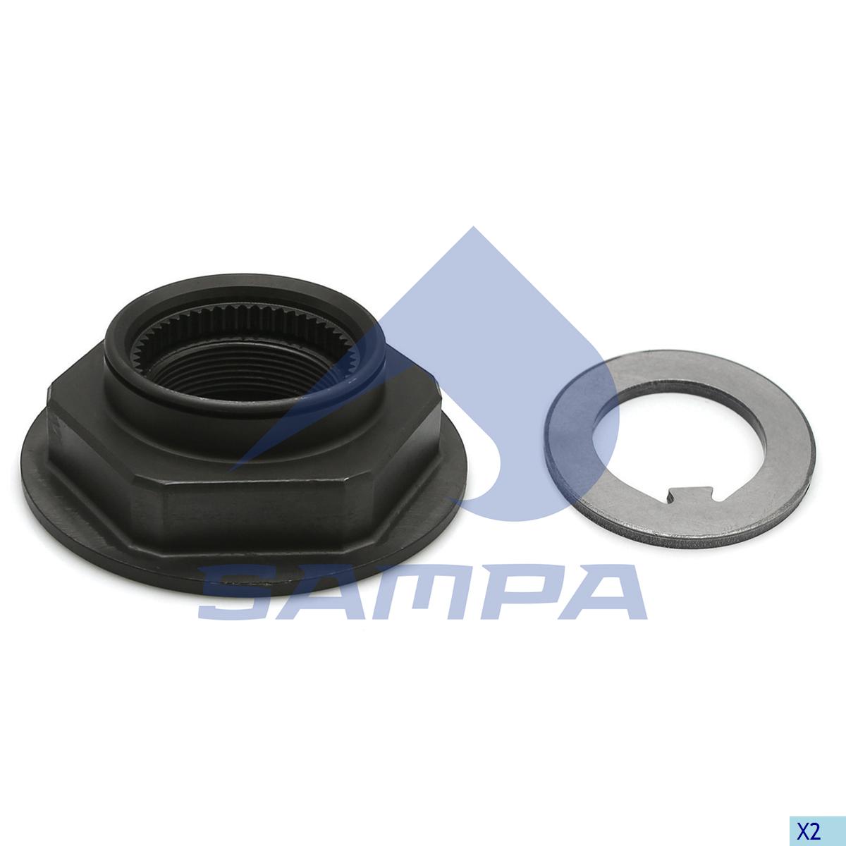 Гайка ступицы с шайбой BPW Sampa 070731SD