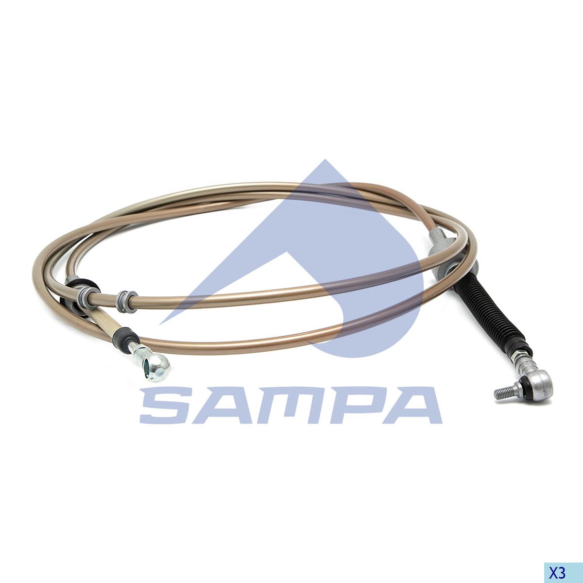 Трос КПП RVI Sampa 076053