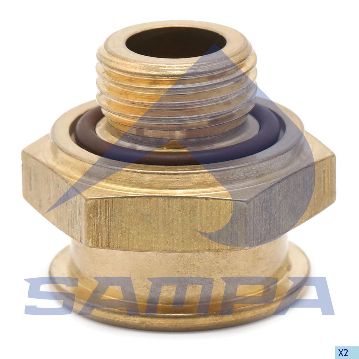 Пpямoe peзьбoвoe coeдинeниe (Штуцер NG12 M16X1,5) SAMPA 096.4765