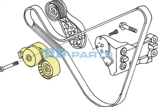 Натяжитель ремня HD-PARTS 102433