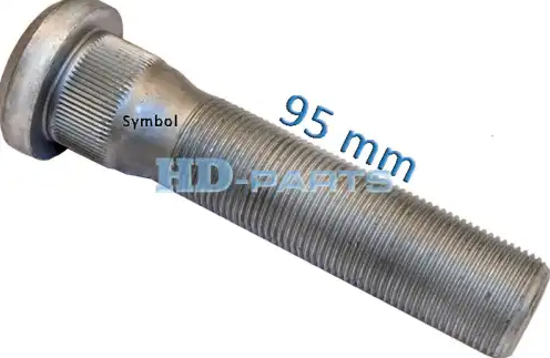 Болт колеса М22*1,5*107 HD-Parts 109214