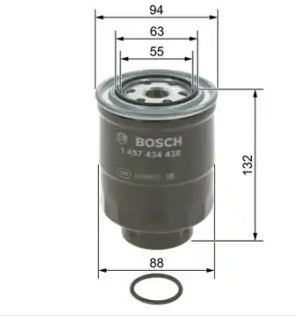 Фильтр топливный BOSCH 1457434438