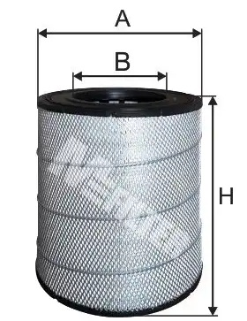 Фильтр воздушный MFILTER A544