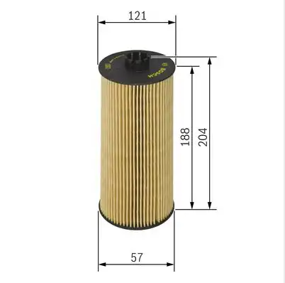 Фильтр масляный H188 D121 MAN TGA/X/S BOSCH F026407051