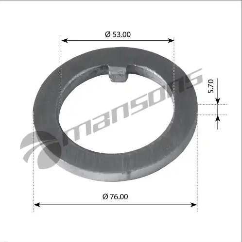 Шайба ступицы BPW Mansons LW115