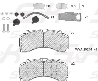 Колодки дисковые SK SK29246PL