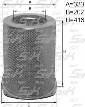 Фильтр воздушный (A511) SK SK585001401