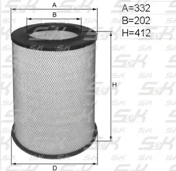 Фильтр воздушный (A529) SK SK-5850025-01