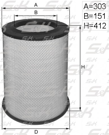 Фильтр воздушный SK SK-5850031-01