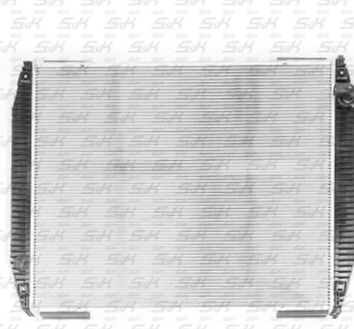Радиатор охлаждения двигателя 900x740x40 без рамки SK SK-7240014-02
