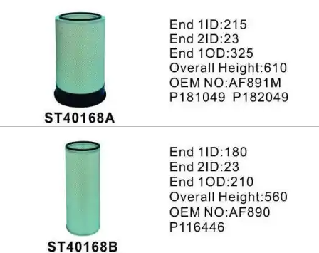 Фильтр воздушный STAL  ST40168AB